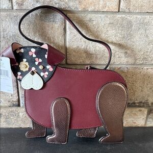 Kate Spade Floral Pup Crossbody Bag